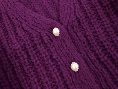 Name It grape juice short knit cardigan